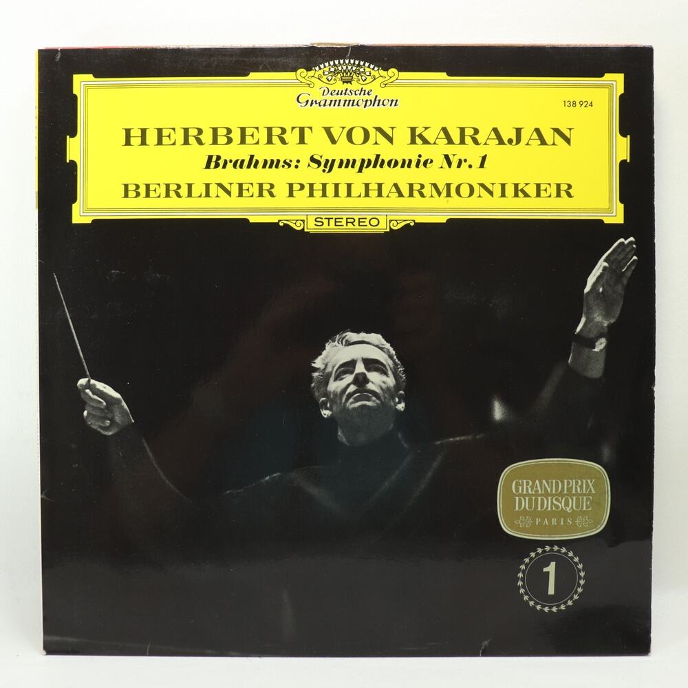 Brahms Symphony No 2 LP Vinyl 33 RPM Von Karajan Berlin Phil Deutsche Grammophon